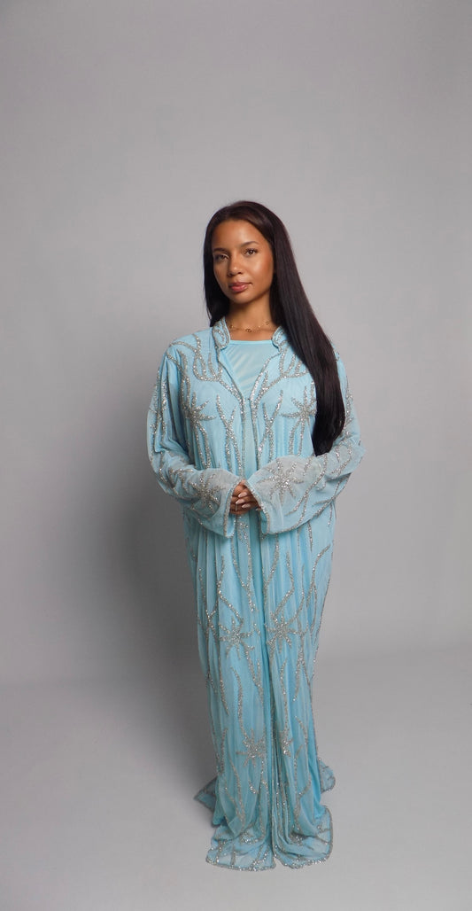 Handbestickte Abaya – Langarm