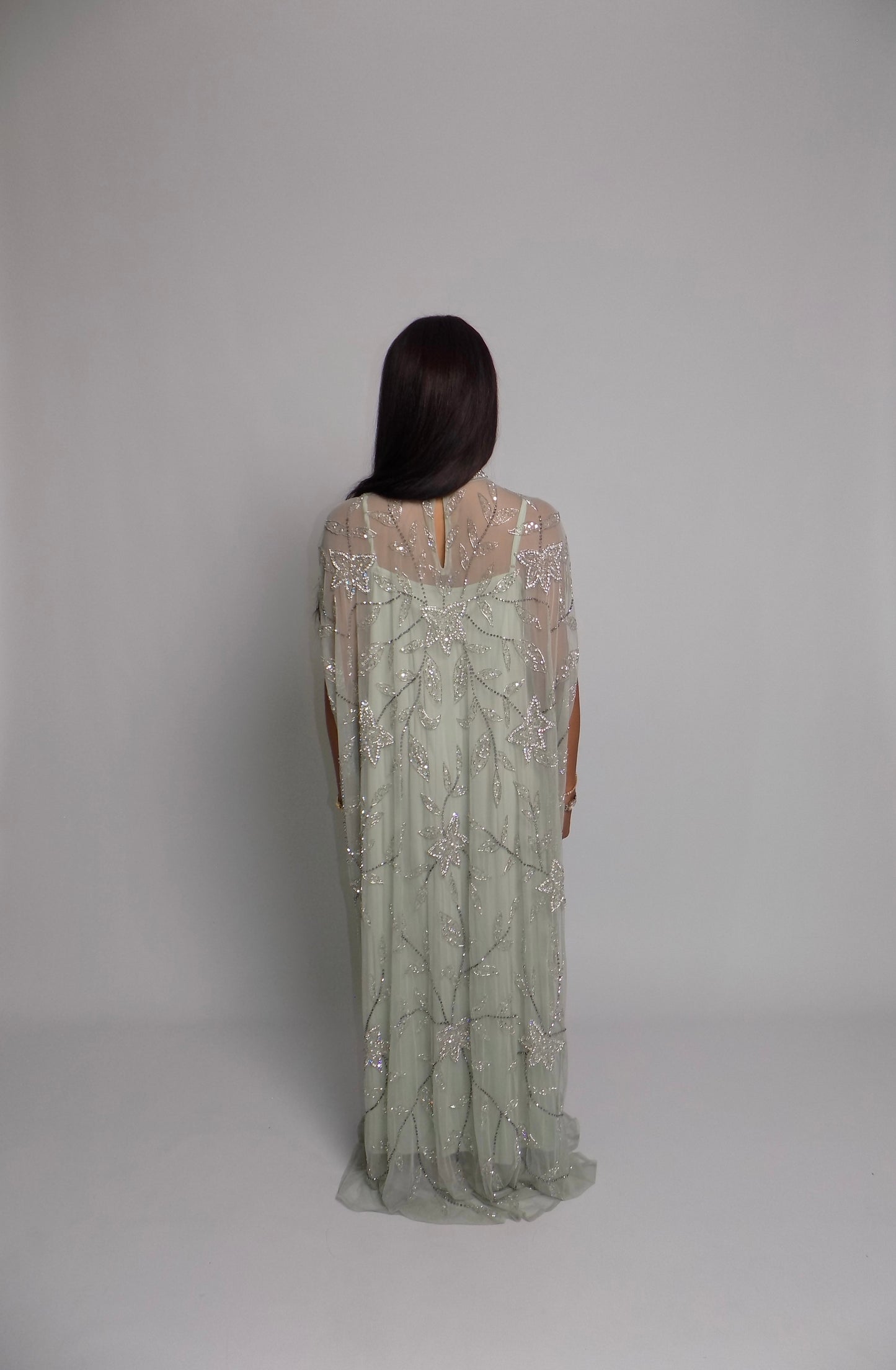 Handbestickte Abaya – Kristall Edition