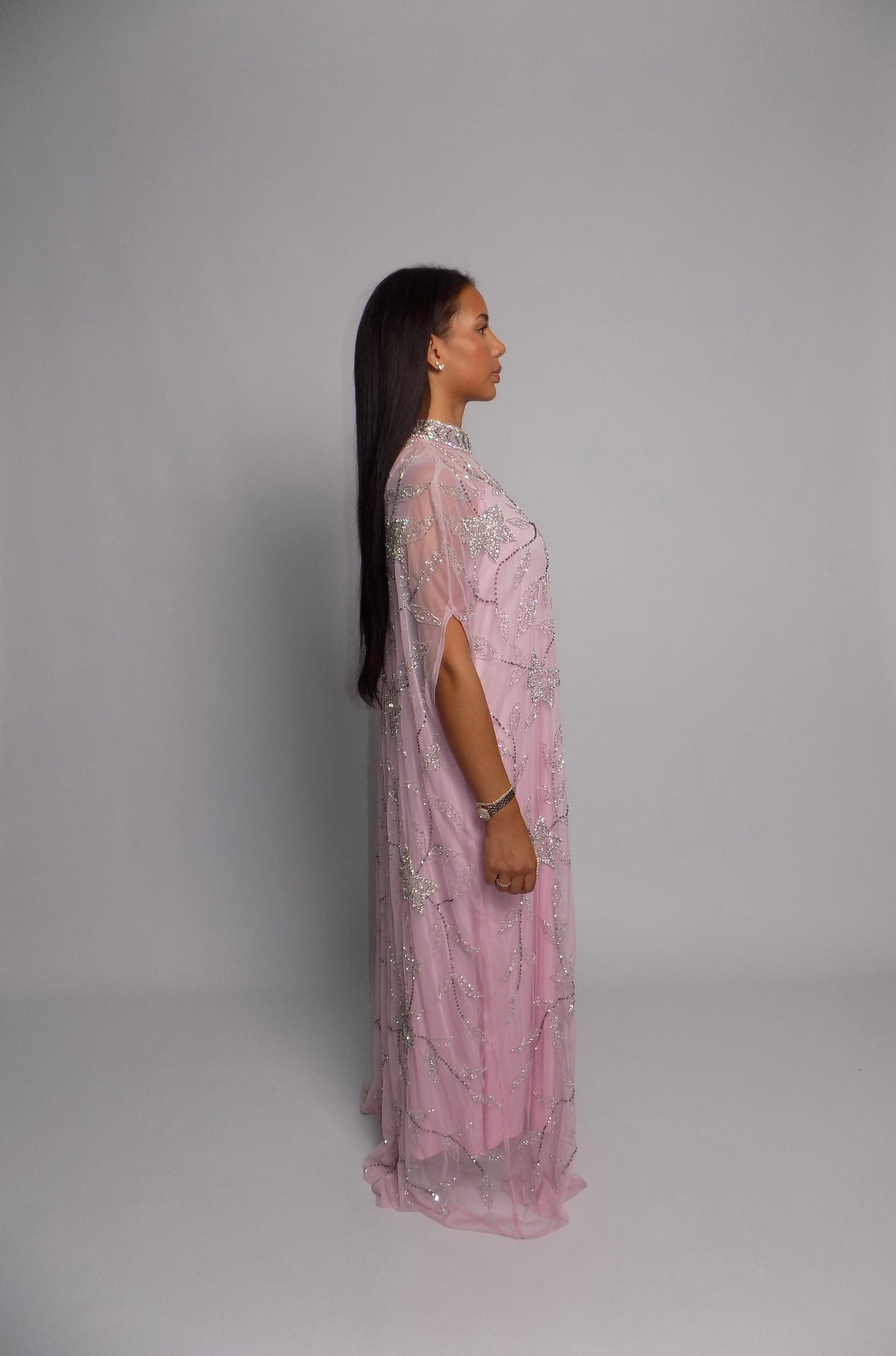 Handbestickte Abaya – Kristall Edition