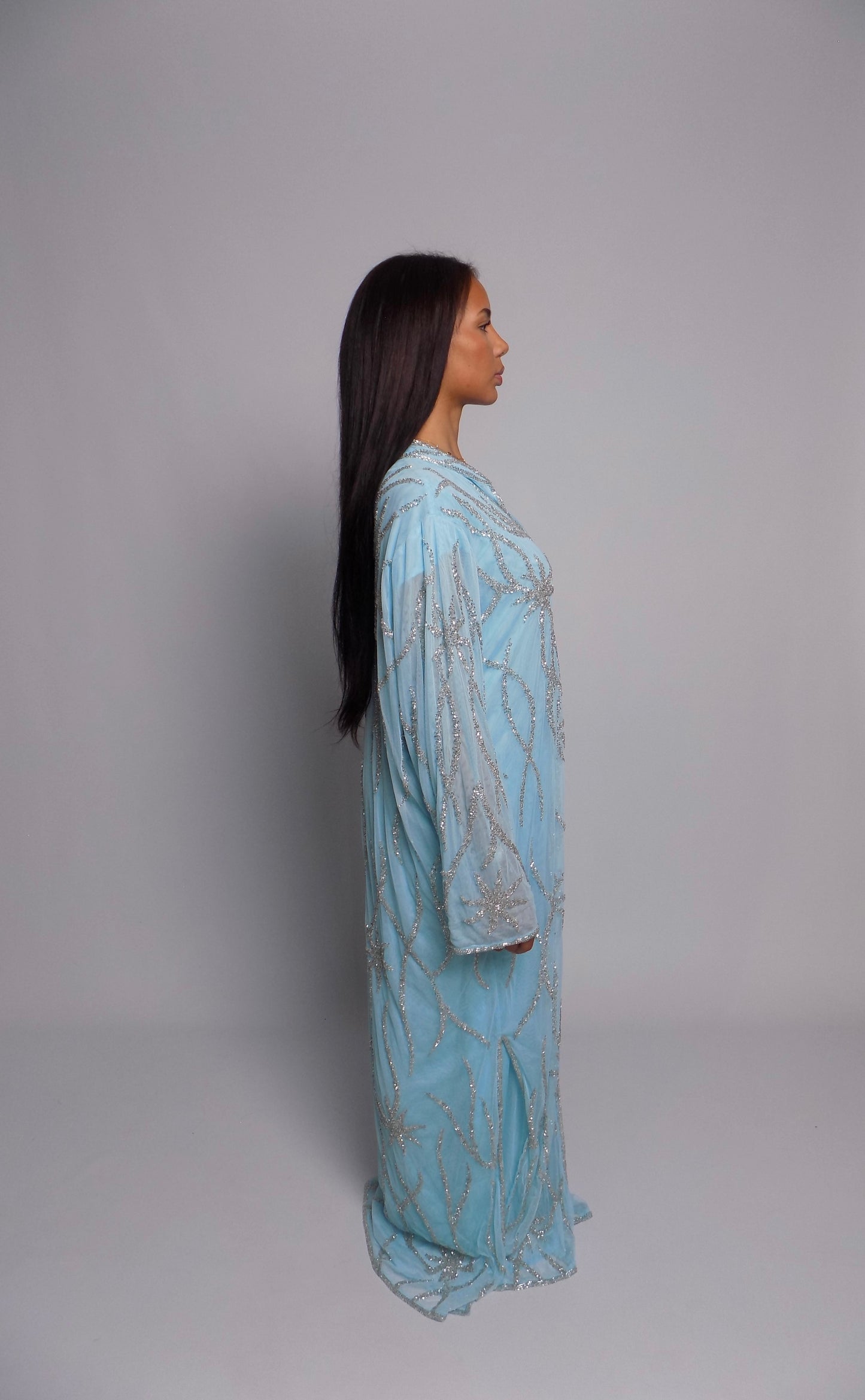 Handbestickte Abaya – Langarm