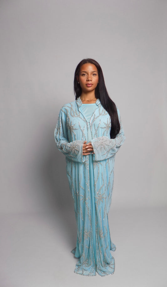 Handbestickte Abaya – Langarm